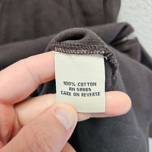 Faconnable Jacket Mens Size Small Brown Cotton Knit‎ Full Zip - Picture 4 of 9